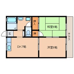 高の原駅 バス7分  神功四丁目下車：停歩7分 1階の物件間取画像